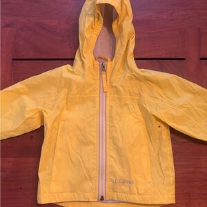L.L. Bean Kids Sunshine Yellow Raincoat